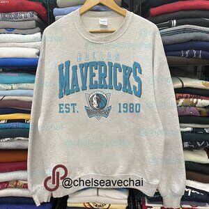 Vintage 90s Dallas Mavericks Basketball Shirt Retro Dallas Mavericks Shirt Tee